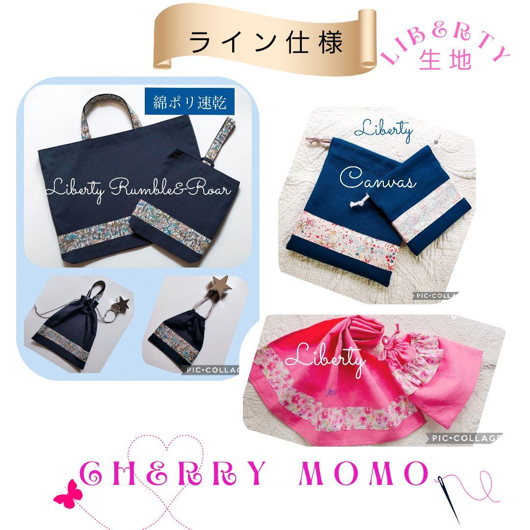 ★みか様★入園入学リバティ恐竜グッズ　速乾ライン仕様５点　男の子