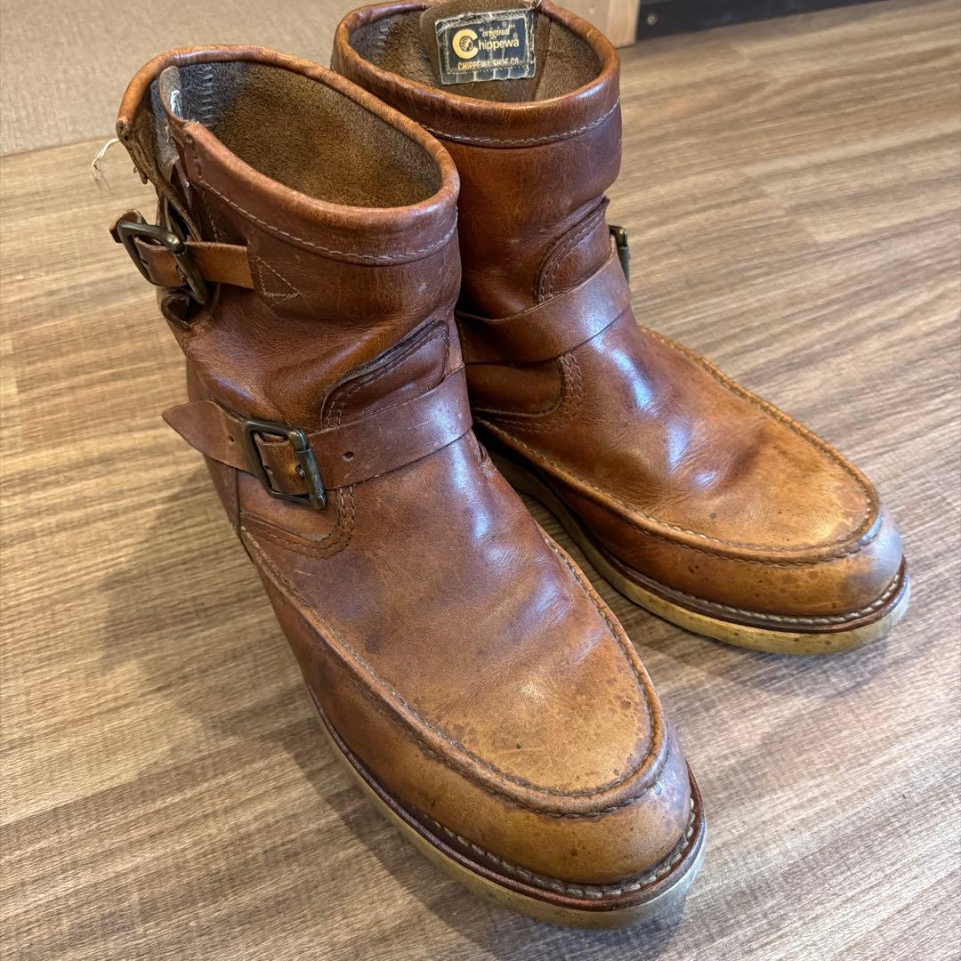 Chippewa エンジニアブーツ ブラウン