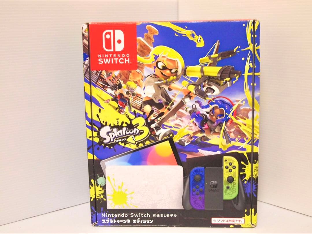 ほぼ新品！起動確認のみ！Nintendo Switch 有機ELスプラトゥーン3