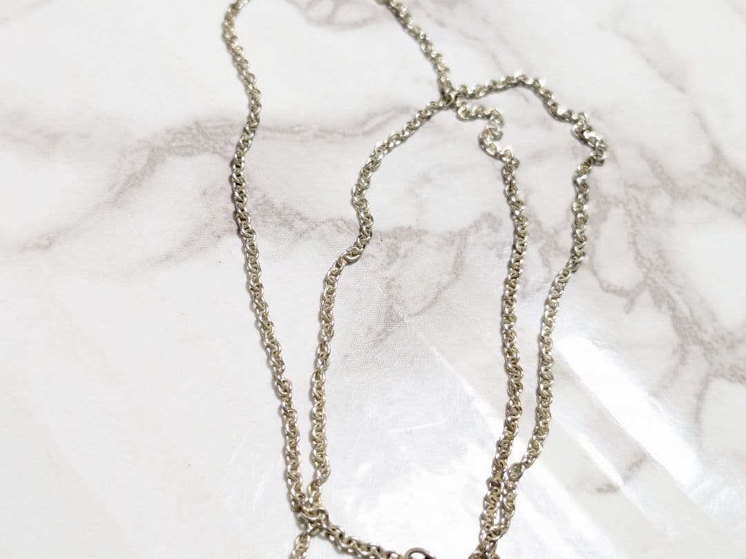 スタージュエリー　K14　金　シルバー925銀　ダブル　クロス　ネックレス