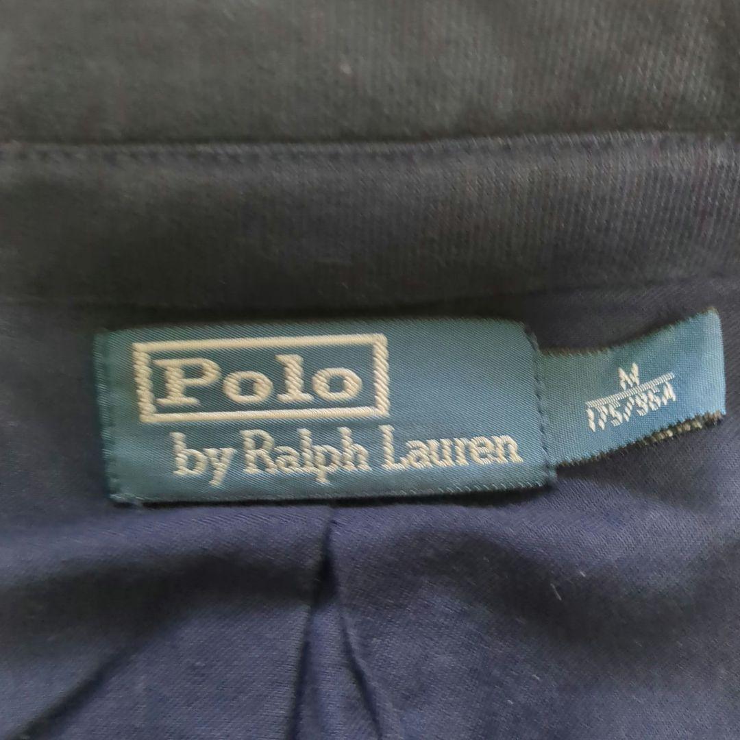 ポロラルフローレン コットン テーラードジャケット ネイビー M