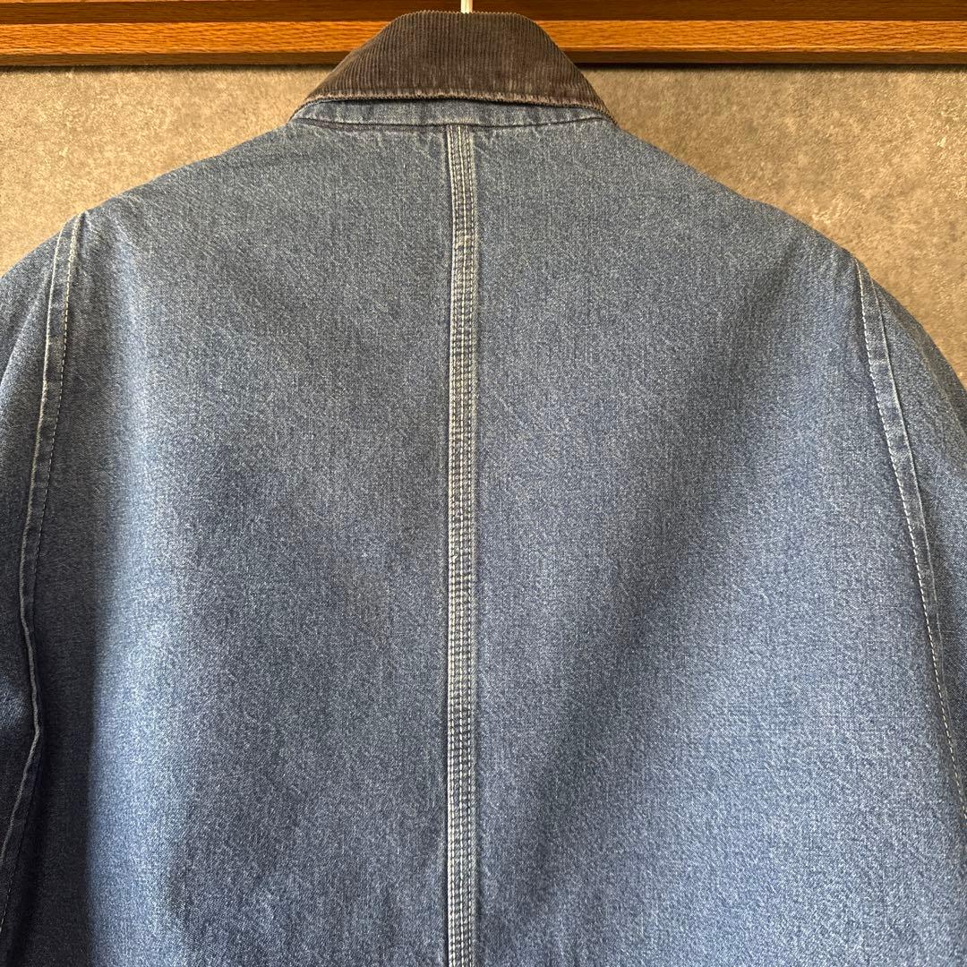 希少 星タグ Carhartt ミシガン チョアコート デニムUSA製 46