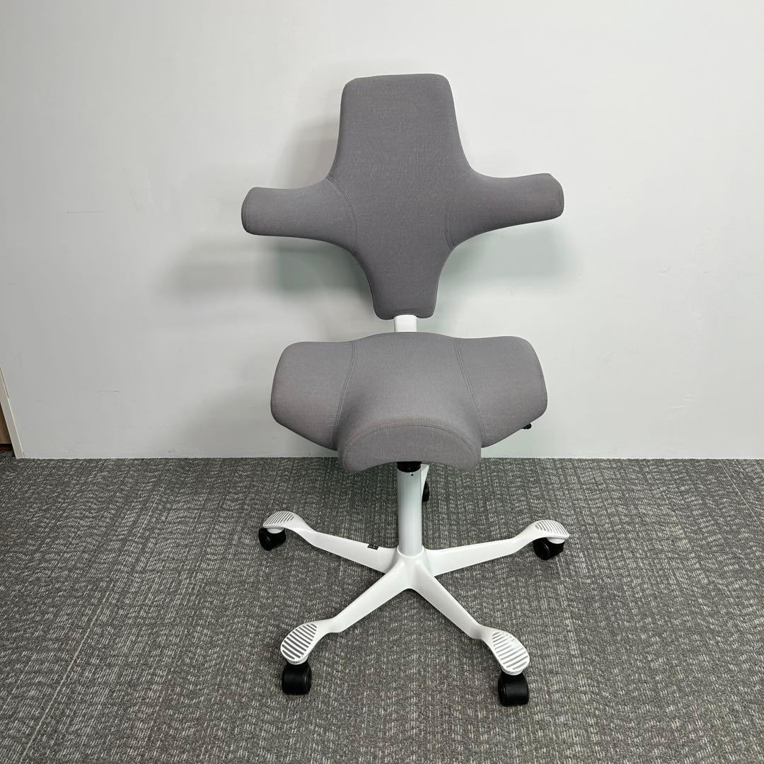 【E】オフィスチェア HAG Capisco ホーグ カピスコ 布張 グレー