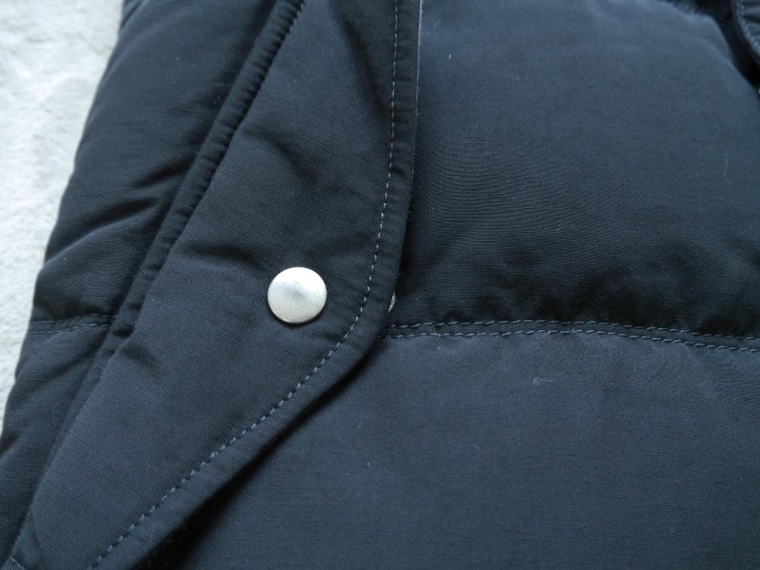 COMME des GARÇONS ブラックダウンベスト XS