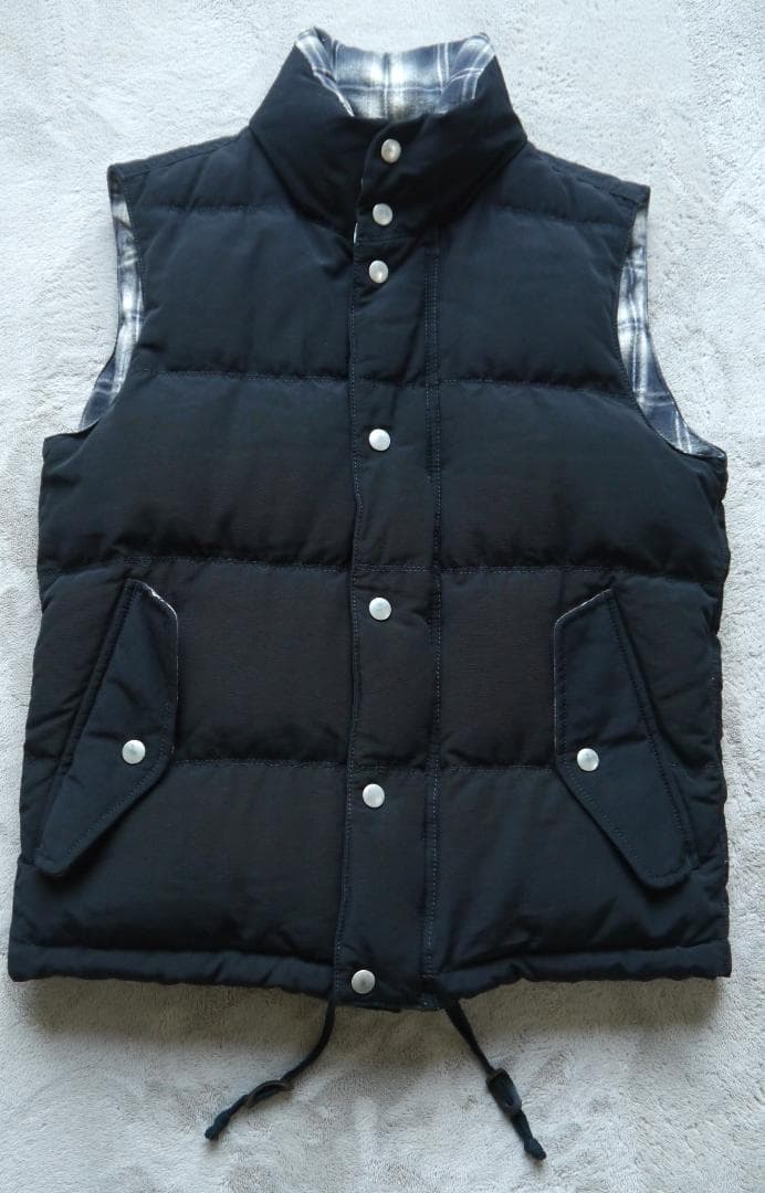 COMME des GARÇONS ブラックダウンベスト XS