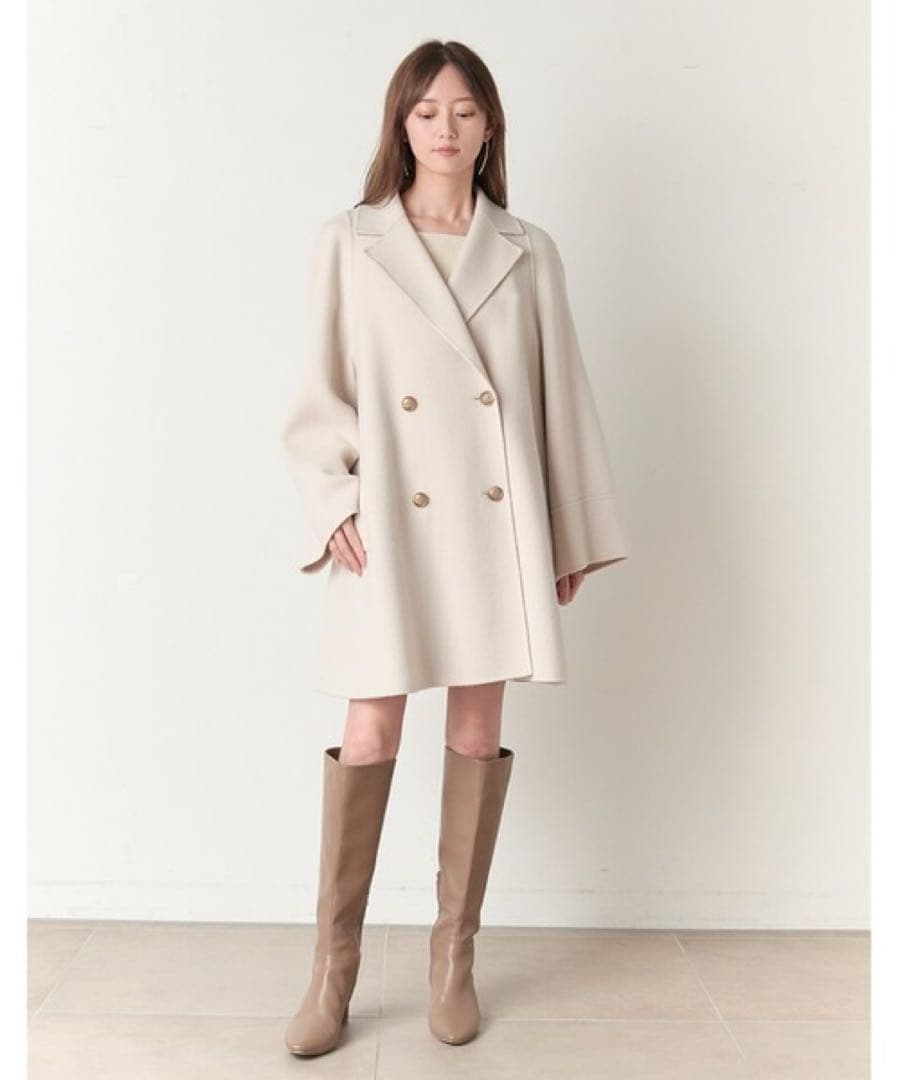 【美品】snidel リバーフレアコート