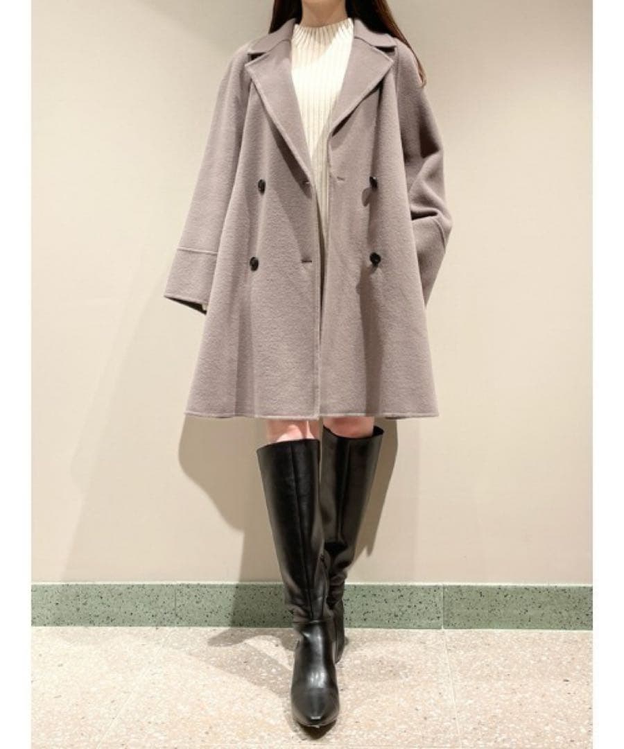 【美品】snidel リバーフレアコート