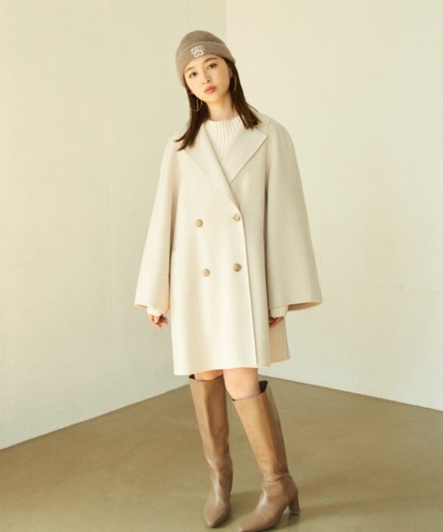 【美品】snidel リバーフレアコート