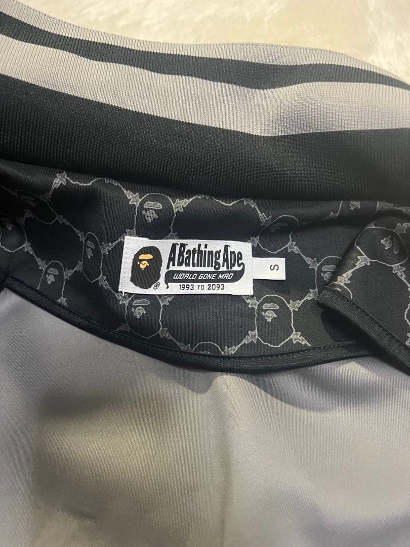 A BATHING APE ジャージ ブラック/グレー モノグラム