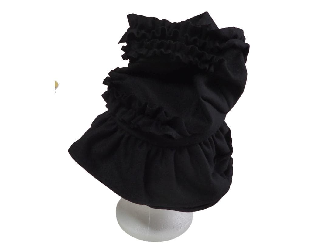 トリコ コムデギャルソン tricot デザイン ハット　黒