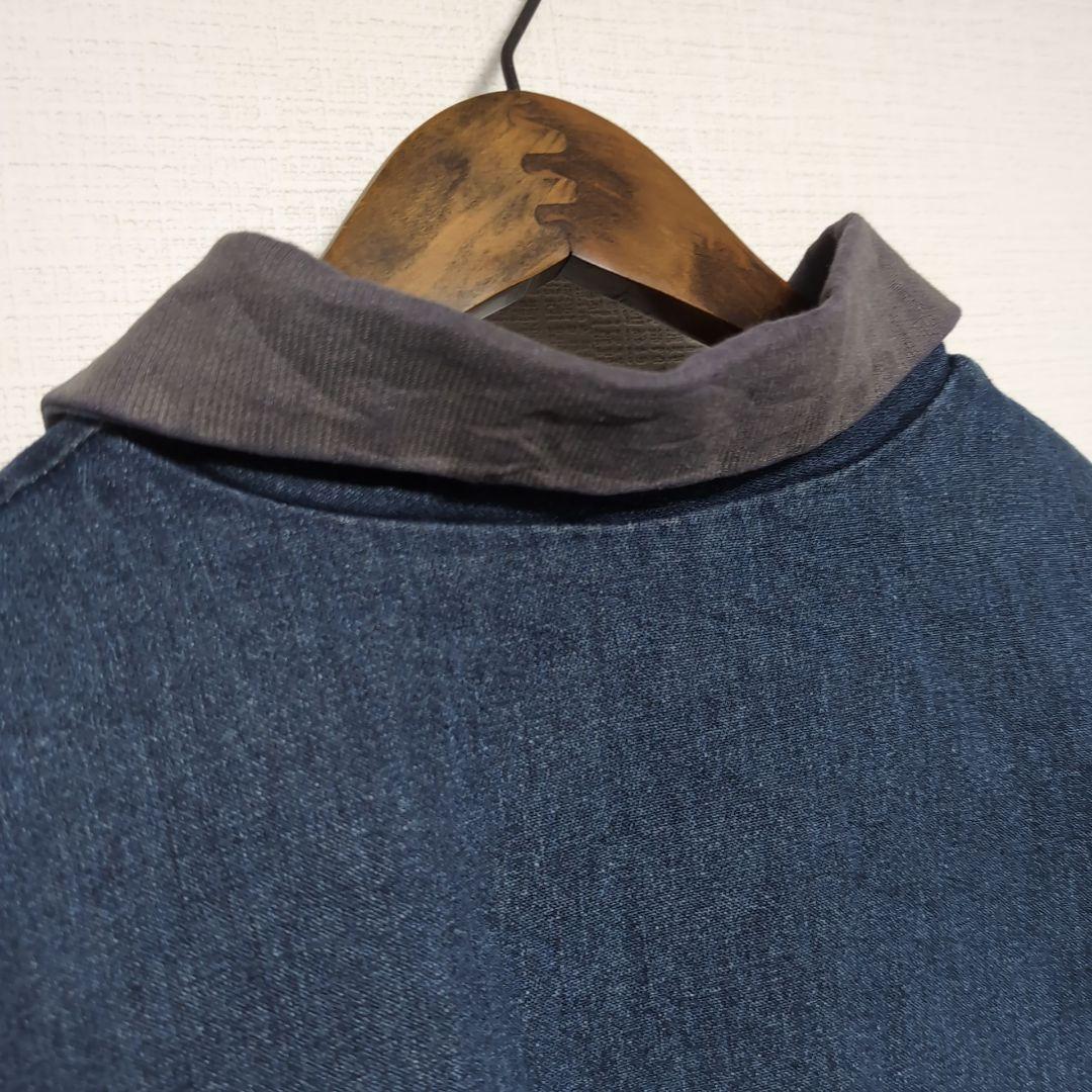 ヴィンテージ デニムカバーオール ブランケット裏地 ブルー デニム カバーオール