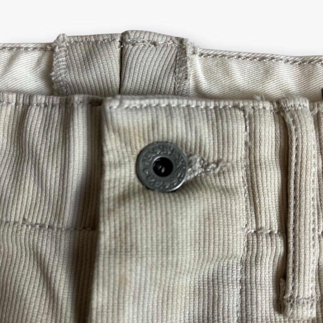 【極美品】RRL ダメージ加工 ピケ チノパンツ 月桂樹ボタン 29×30