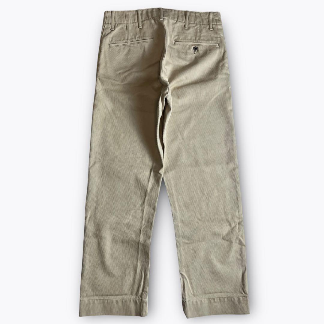 【極美品】RRL ダメージ加工 ピケ チノパンツ 月桂樹ボタン 29×30