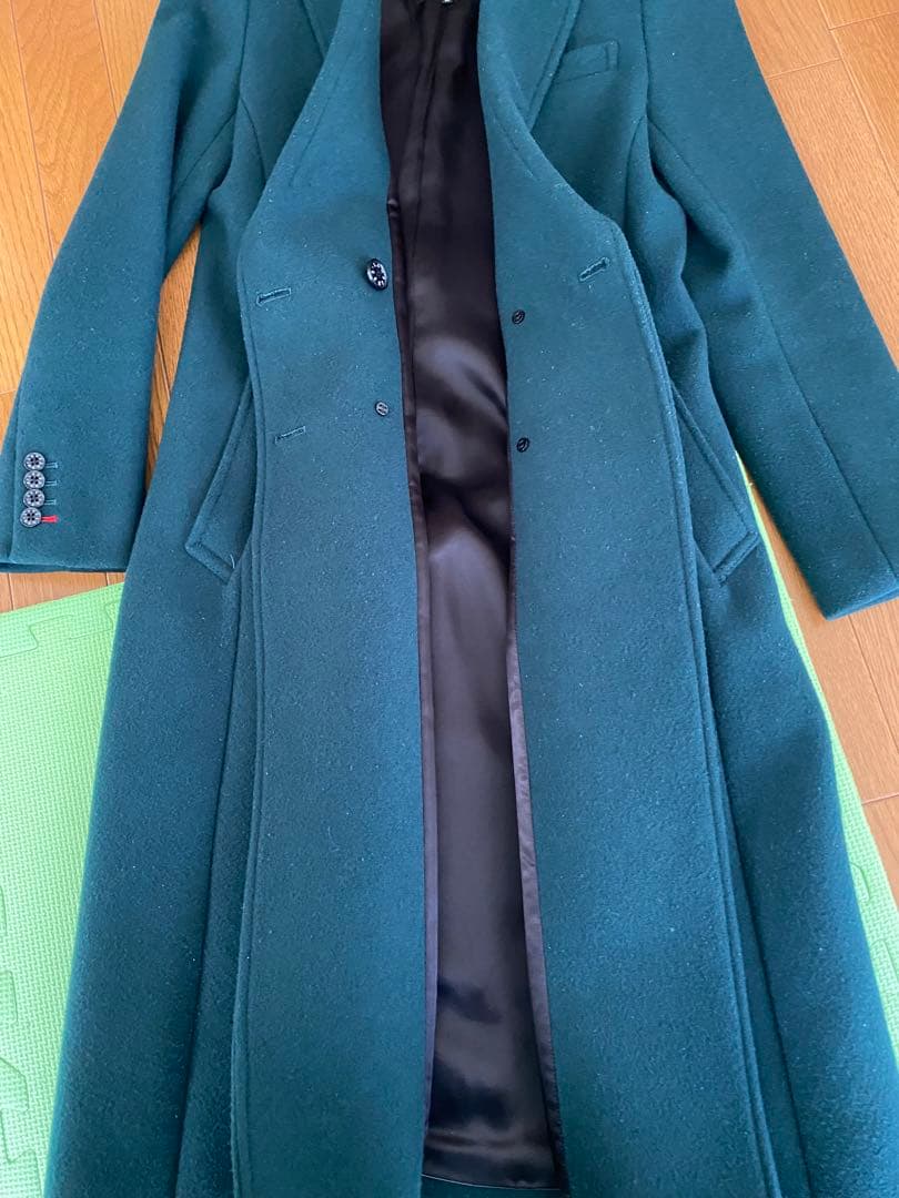 LOVELESS ダークグリーン チェスターコート 36