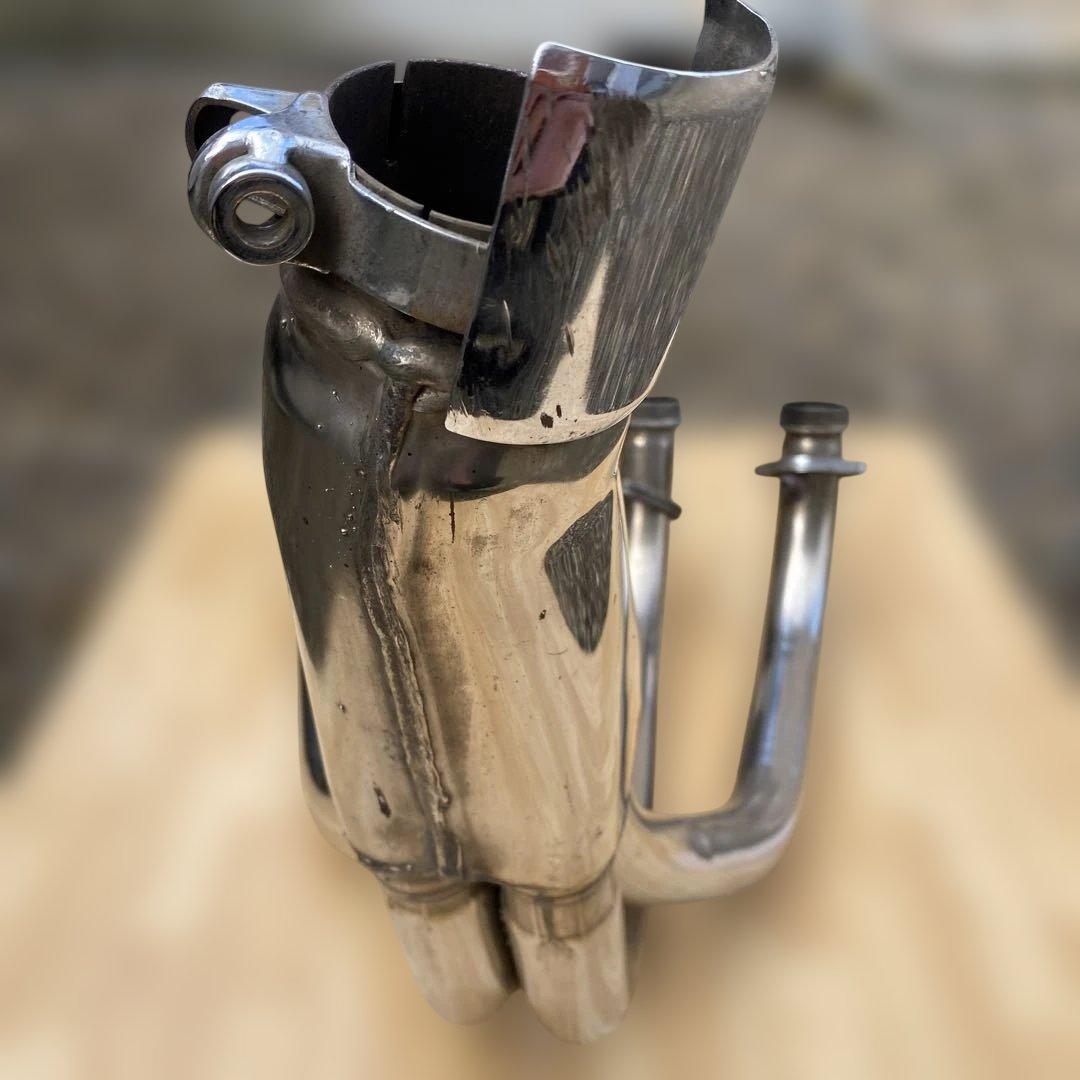 イナズマ400純正エキパイ