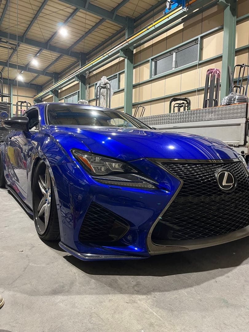 レクサス　RCF エアロワークス製　フロントリップ