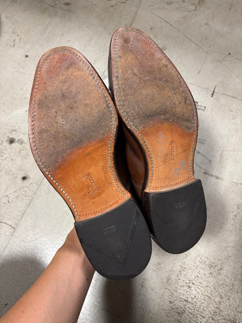 美品Allen Edmonds ブラウン park avenue 81/2EEE