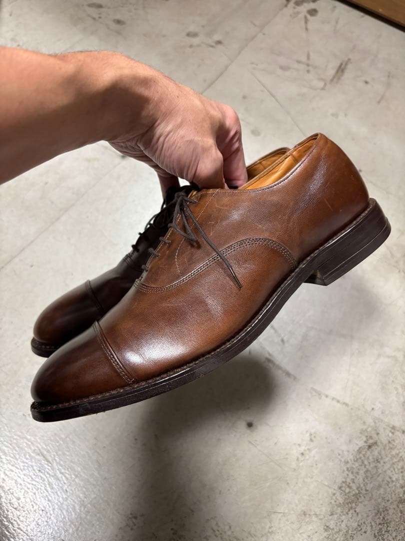 美品Allen Edmonds ブラウン park avenue 81/2EEE