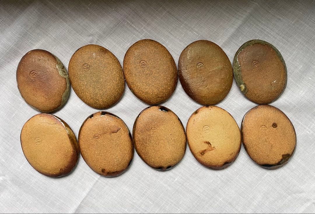 TORU 齊藤十郎　スリップウェア　象嵌　豆皿