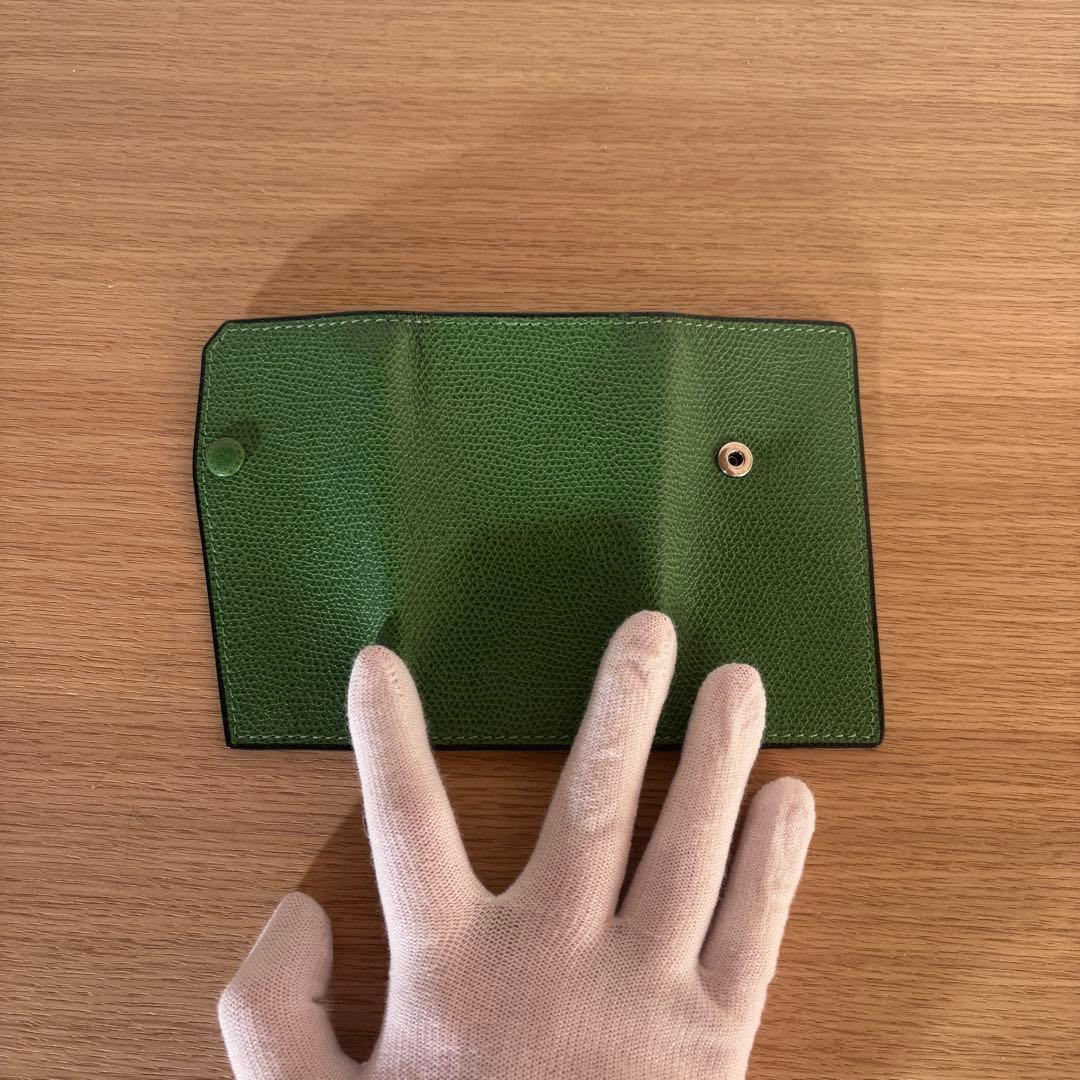 ★最終価格★Valextra ヴァレクストラ キーホルダー グラスグリーン