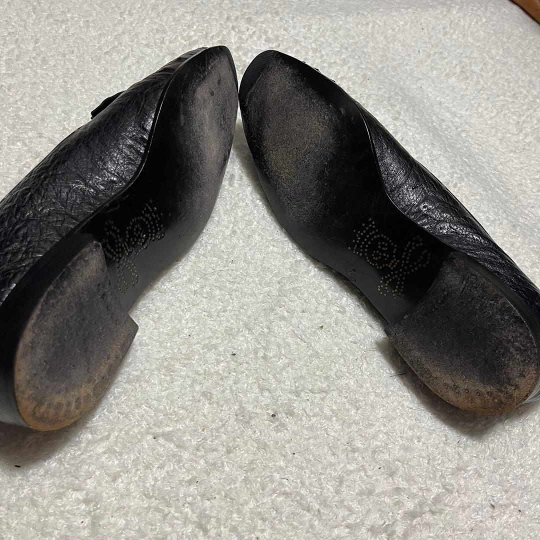 BARKER BLACK オーストリッチ　オペラシューズ