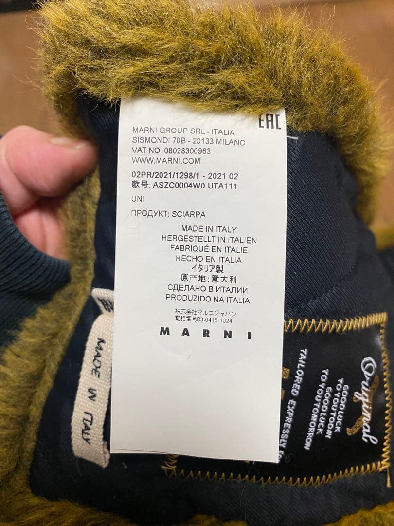 marni マルニ　21aw マフラー　ストール