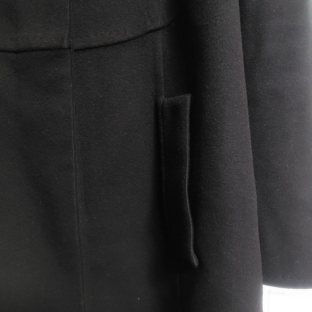 MaxMara Studio フォックスファー付 コート 38 ピュアウール