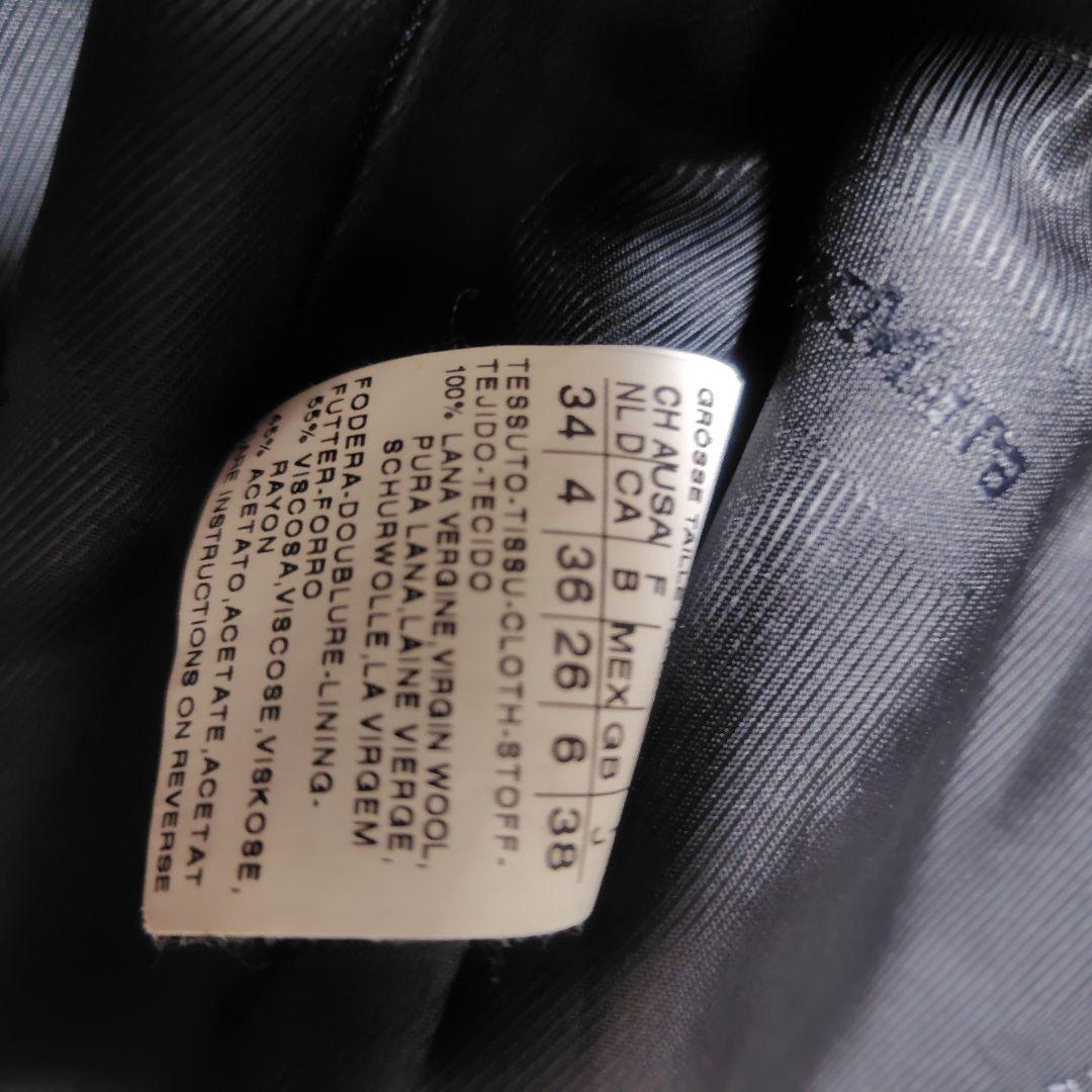 MaxMara Studio フォックスファー付 コート 38 ピュアウール