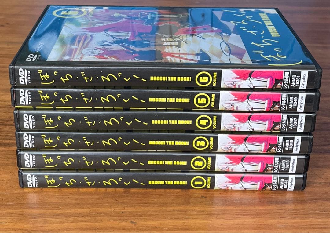 ぼっち・ざ・ろっく! DVD 全6巻　全巻セット　新品DVDケース付き