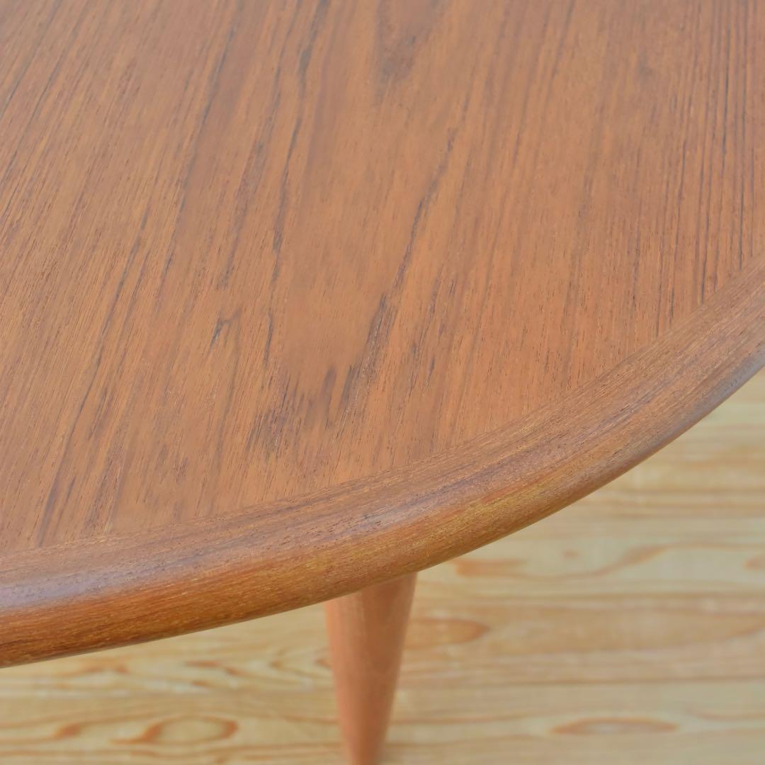 デンマーク Gudme チーク 北欧ヴィンテージ オーバルエクステンション