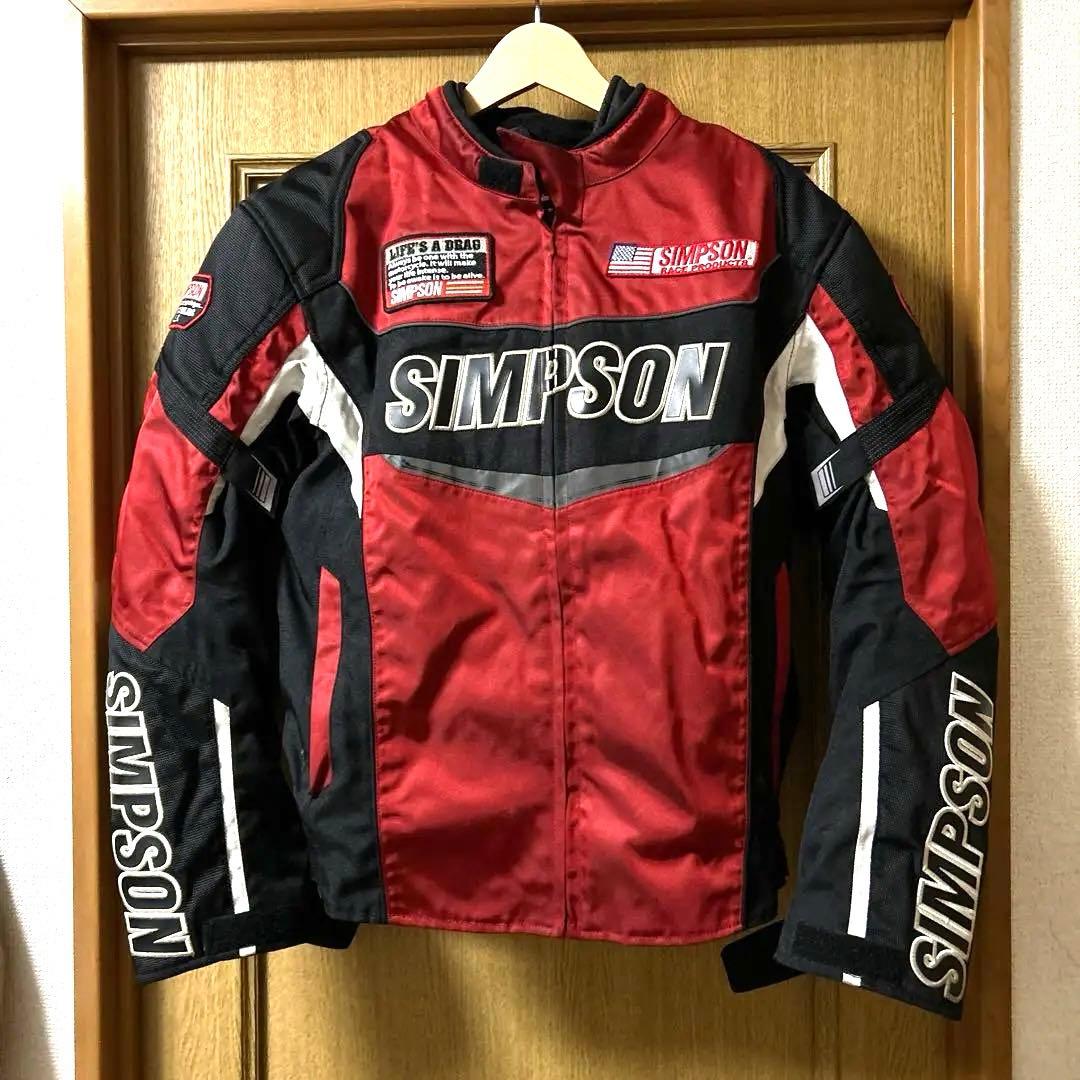 シンプソン SIMPSON ジャケット サイズLW ライダースジャケット メンズ