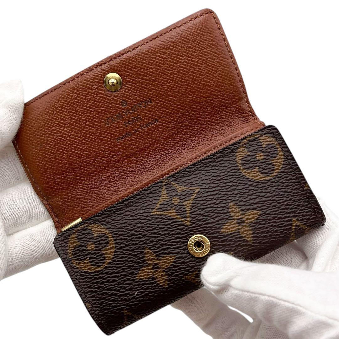 201 ルイヴィトン キーケース モノグラム ミュルティクレ 鍵 家 車