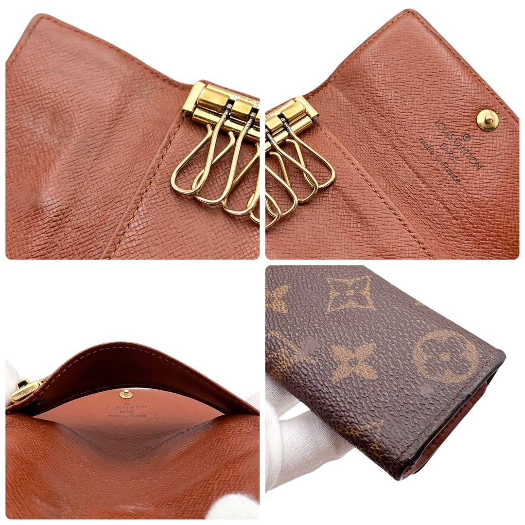 201 ルイヴィトン キーケース モノグラム ミュルティクレ 鍵 家 車