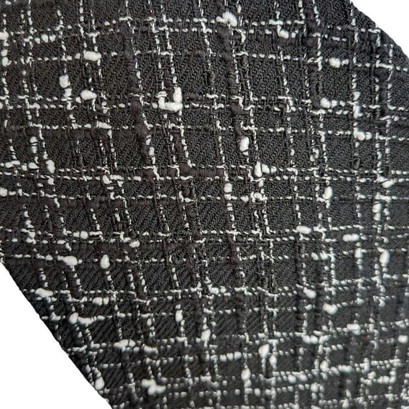 美品✨️BEARDSLEY ビアズリー ツイード フレア ワンピース　ブラック