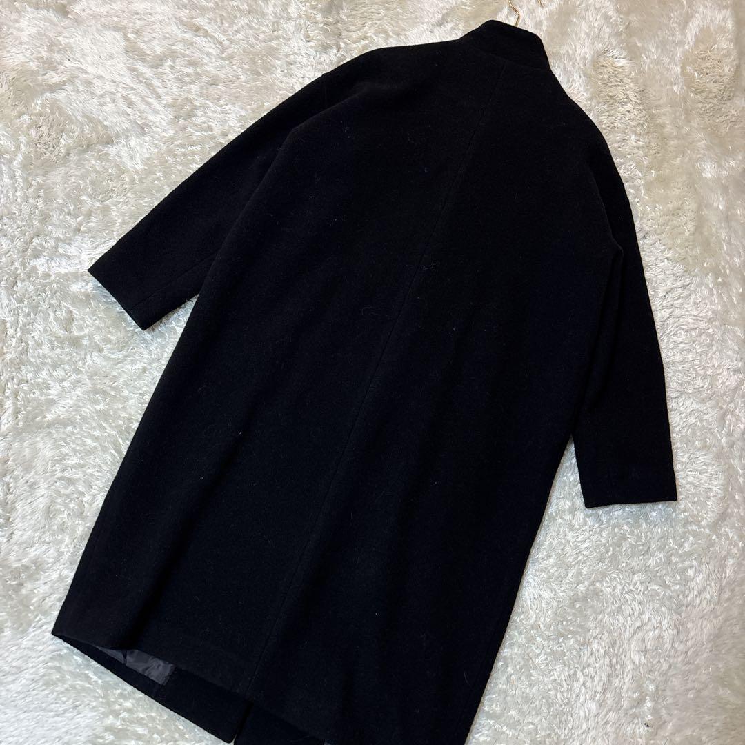 mizuiroind ミズイロインド チェスター ロングコート スタンドカラー