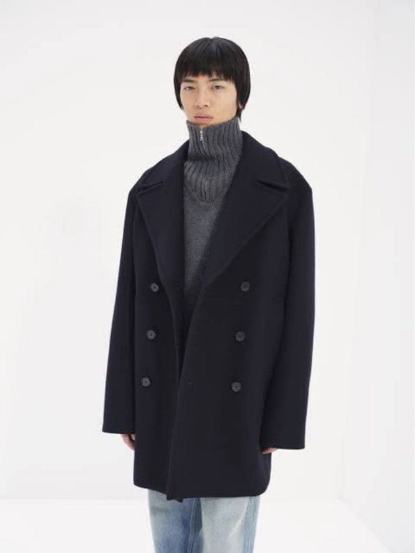 ジャケット・アウター AURALEE SPONGE WOOL MELTON P-COAT