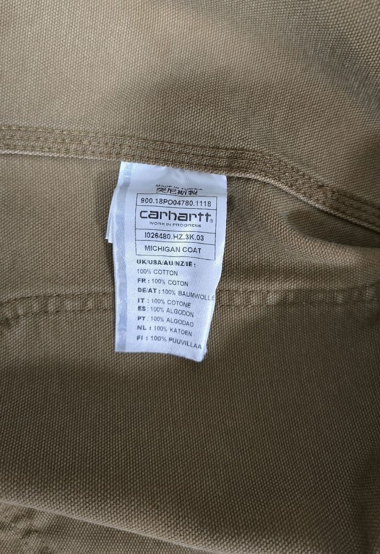 Carhartt　カバーオール/M/コットン/BRW/1026480