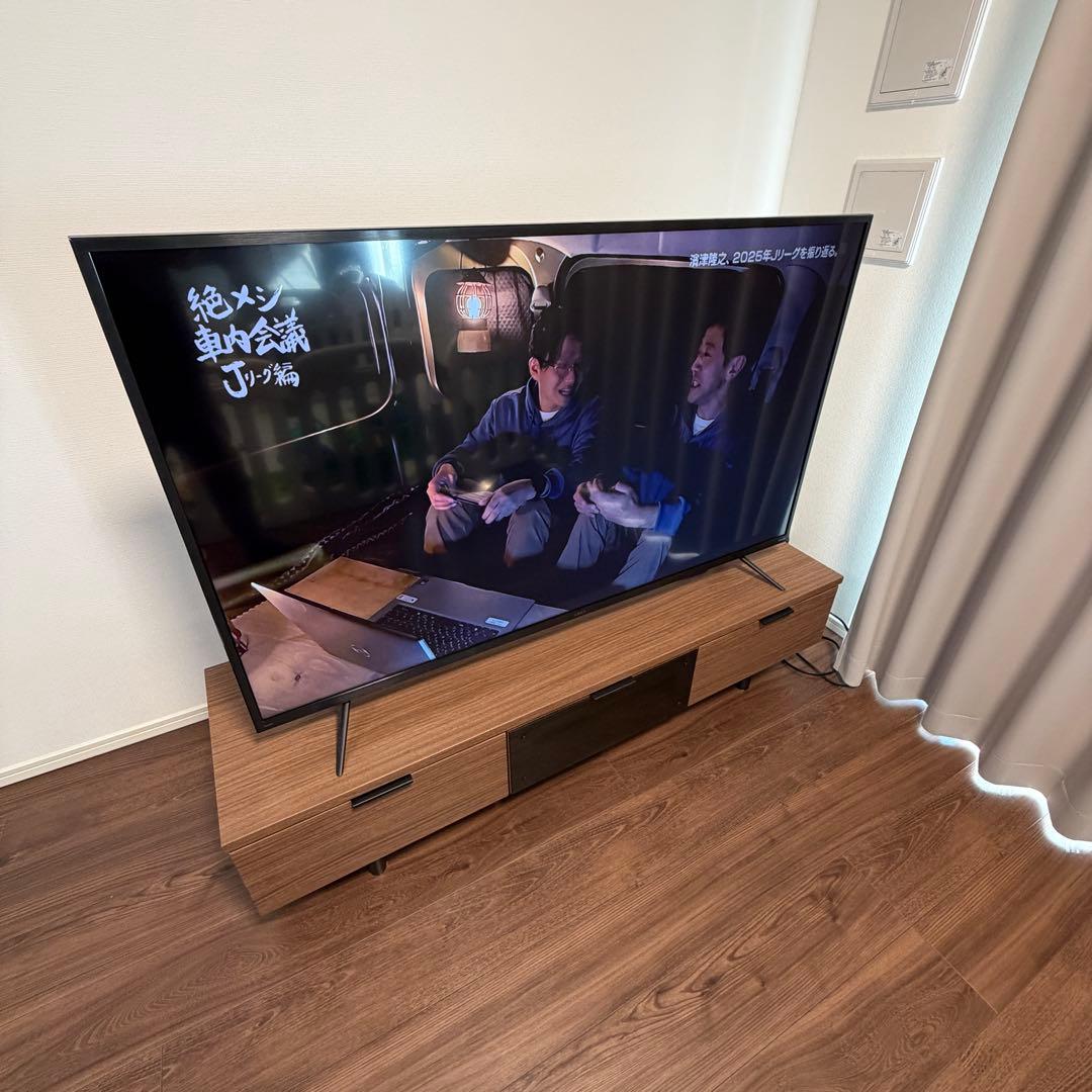 【4Kチューナー内蔵】LUCA　55インチ　55XUB30 ブラック　おまけ付き