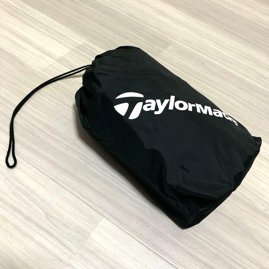 【美品】Taylor Made レインウェア セットアップ M 白/黒 収納袋