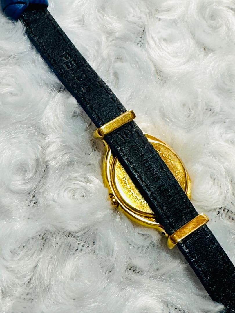 FENDI レザー　腕時計　カメレオン　レディース　青　レザーベルト　美品