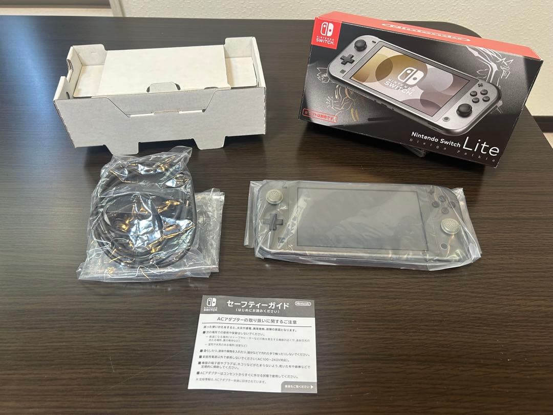 ニンテンドースイッチライト ディアルガ・パルキア 本体 micro sd付き
