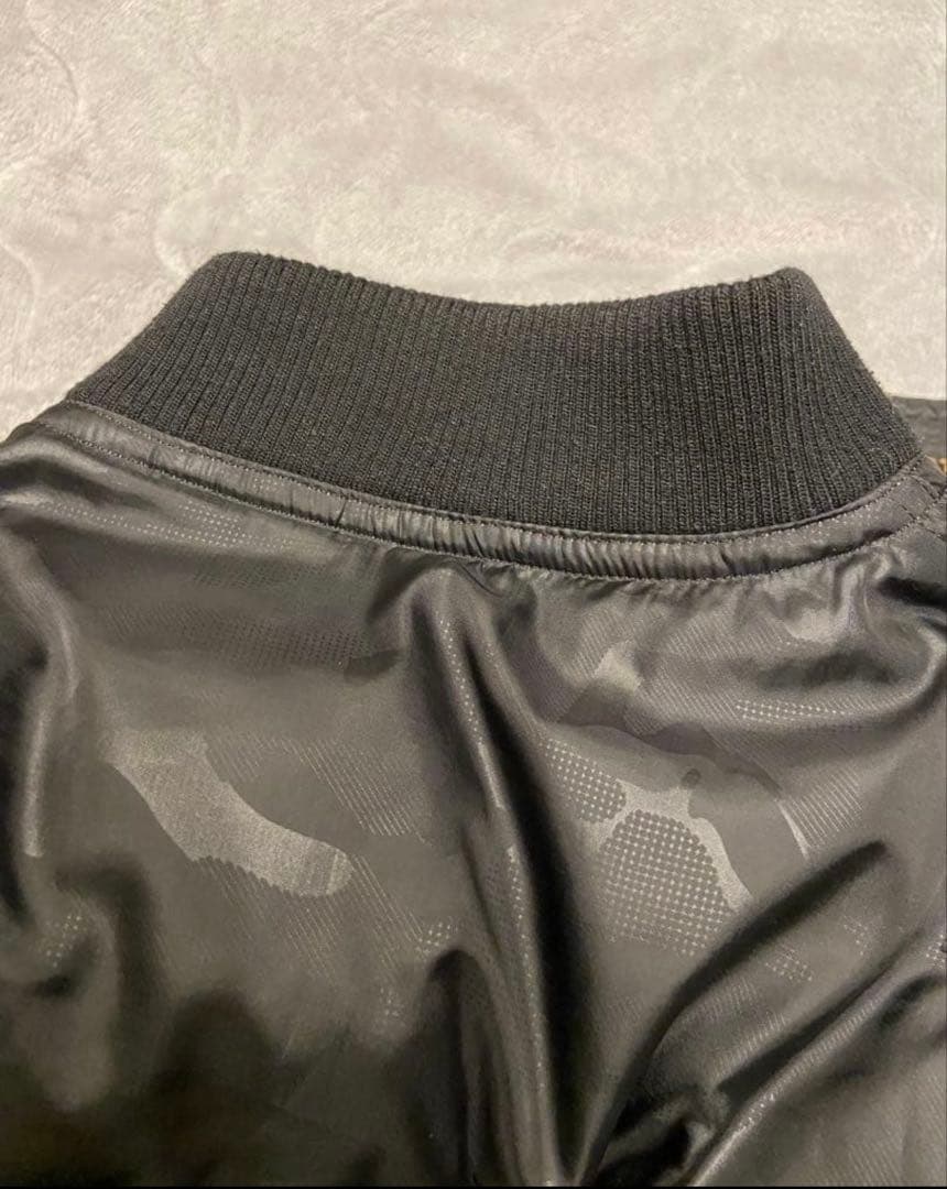 BLACK LABEL MA-1ジャケット ブラック 迷彩