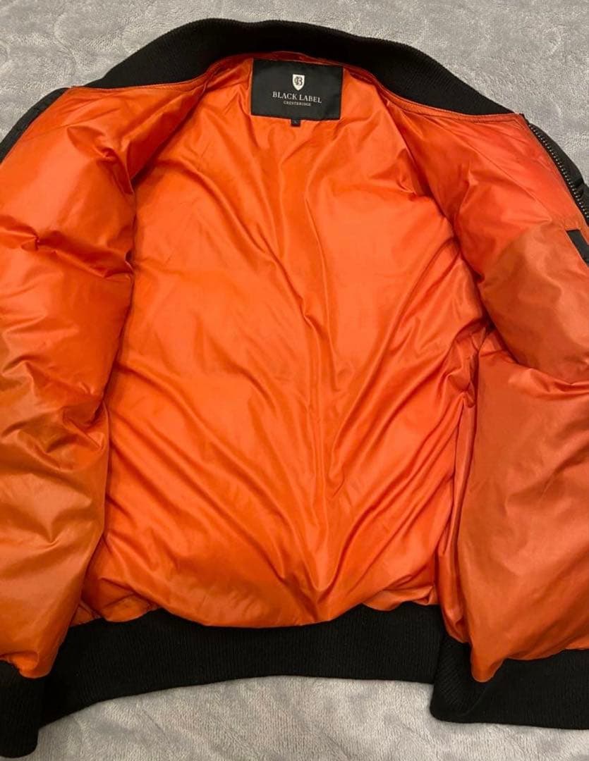 BLACK LABEL MA-1ジャケット ブラック 迷彩