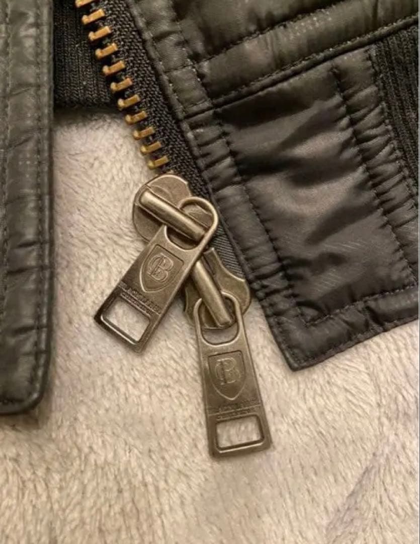 BLACK LABEL MA-1ジャケット ブラック 迷彩