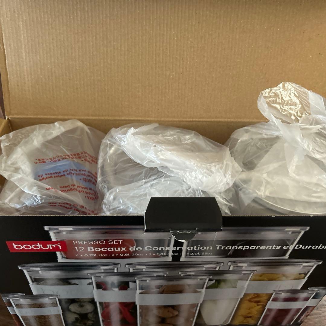 ボダム プレッソ プラスチック保存容器12個セット