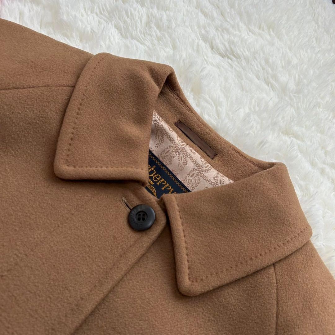 【極美品/L】バーバリー チェスターコート アウター カシミヤ100% Aライン