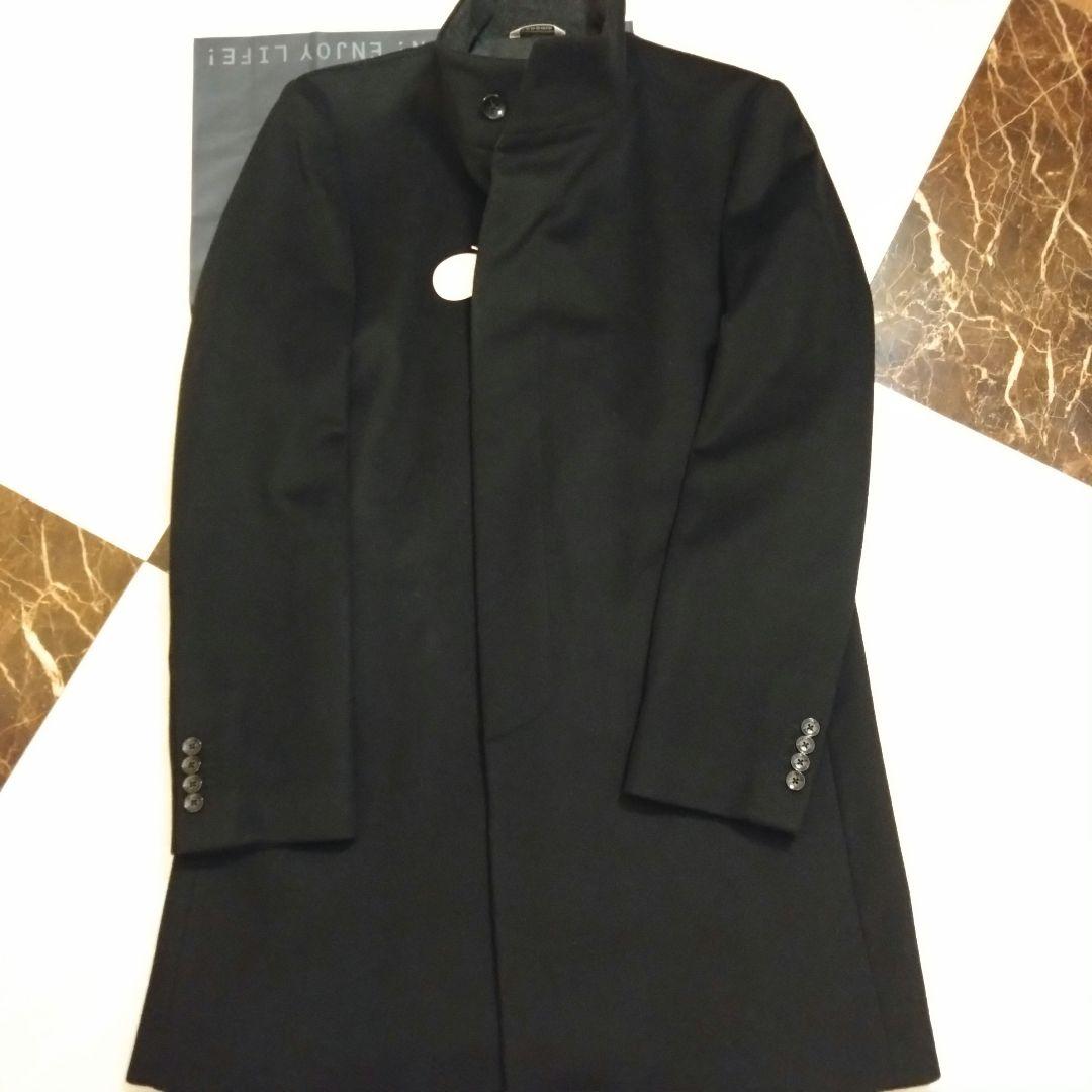 M様リクエスト タグ付★renoma HOMME ウール スタンドコート