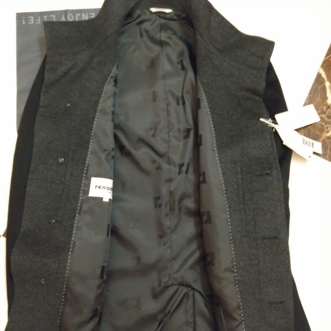M様リクエスト タグ付★renoma HOMME ウール スタンドコート