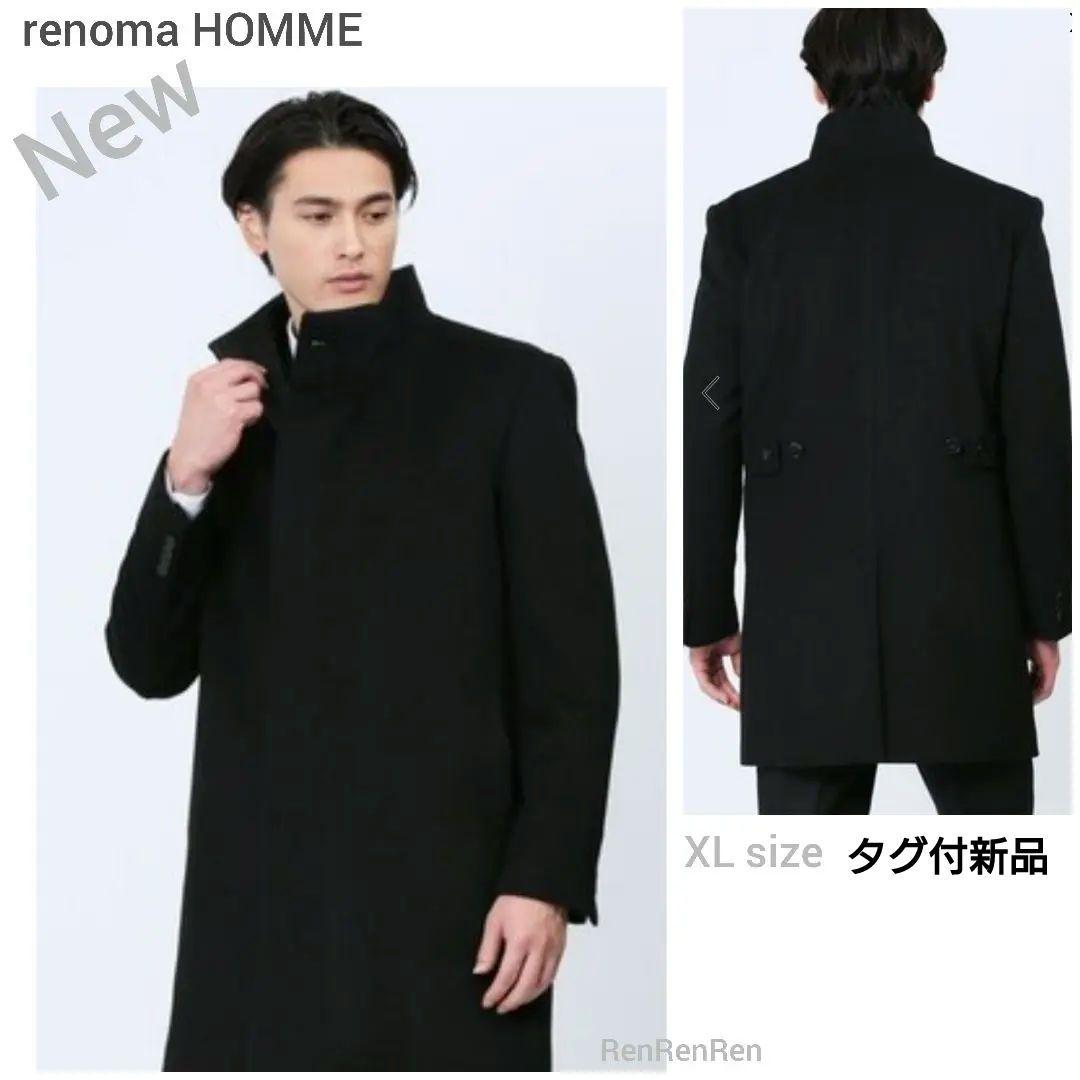 M様リクエスト タグ付★renoma HOMME ウール スタンドコート
