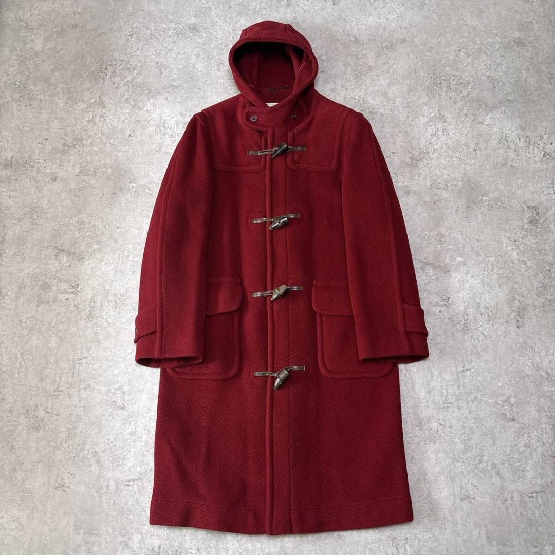 極美品 モンゴメリー チベット社 ムーアブルック ダッフルコート 英国製 レッド